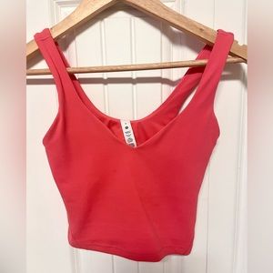 Hot pink lululemon tank top
